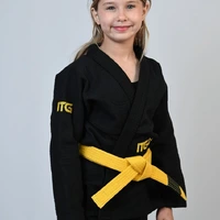 Kimono Infantil Feminino In The Guard New 2025 Preto - imagem 6