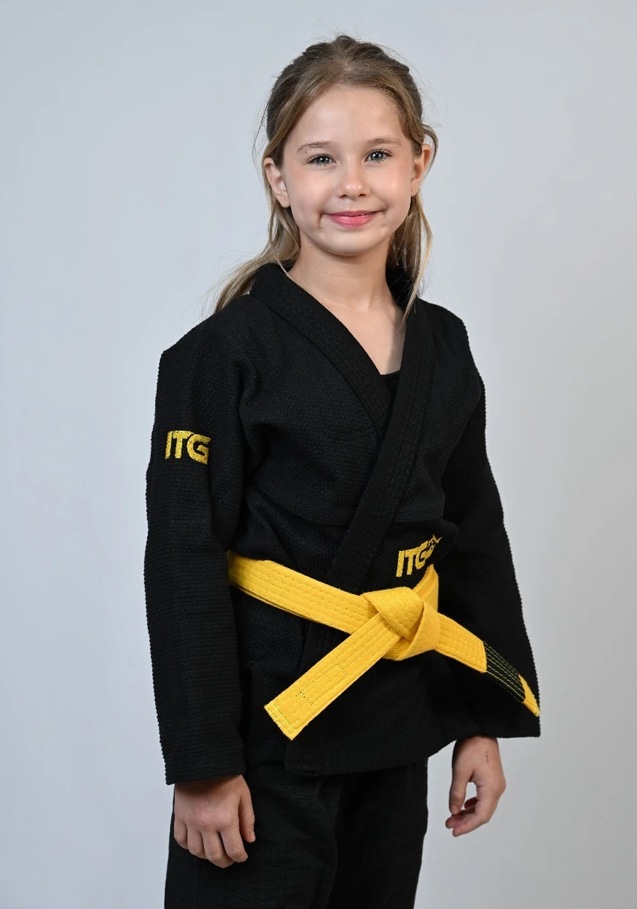 Kimono Infantil Feminino In The Guard New 2025 Preto