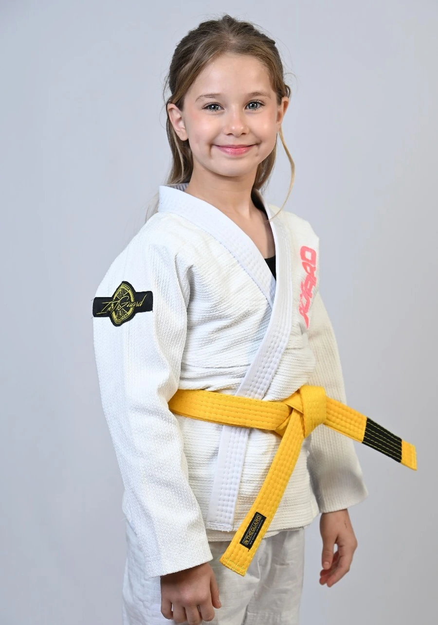 Kimono Infantil In The Guard Girls Branco