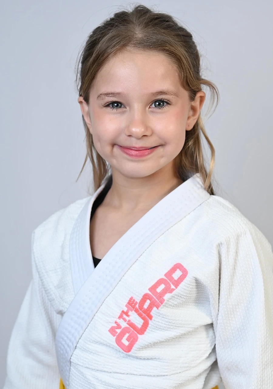 Kimono Infantil In The Guard Girls Branco