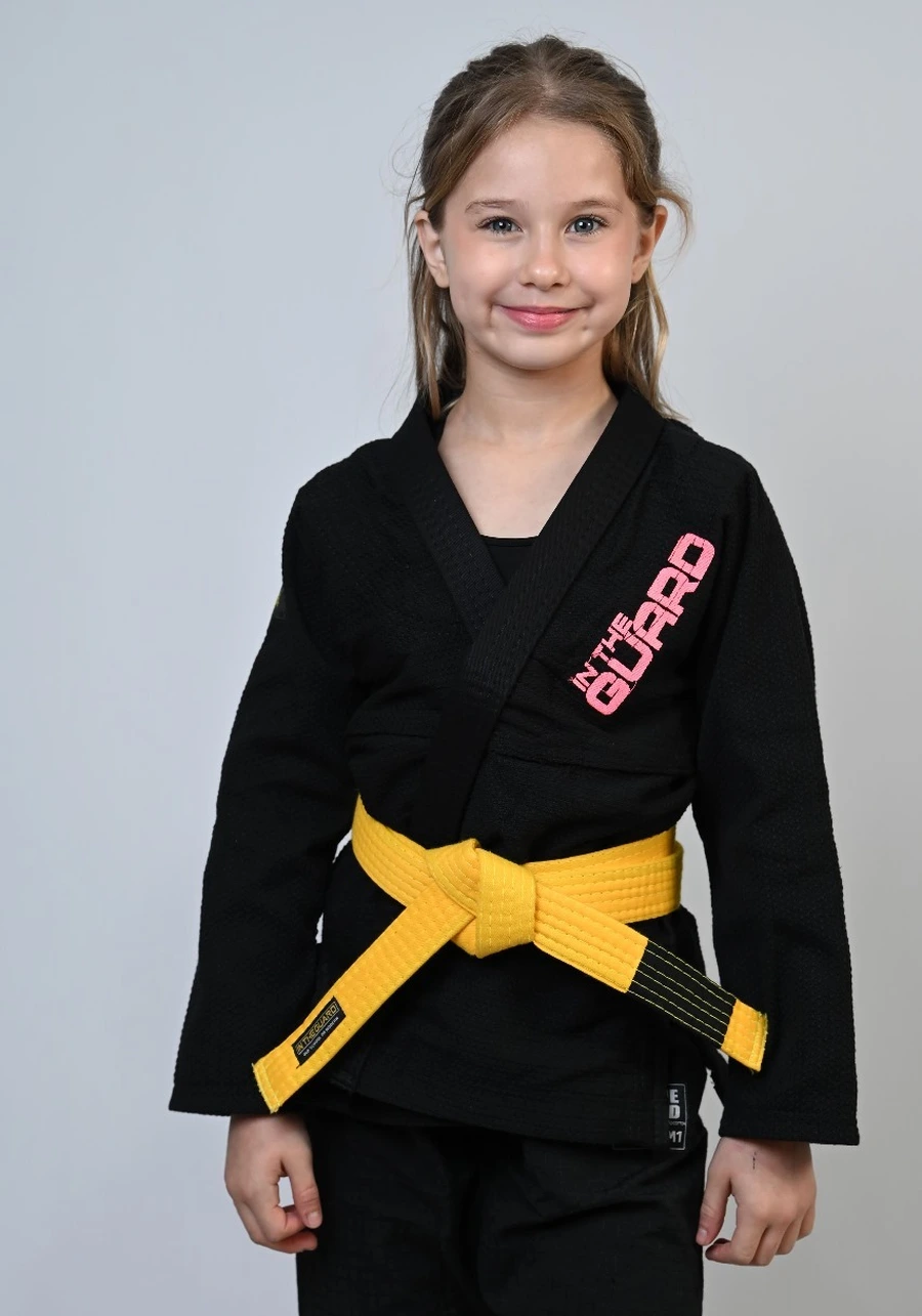 Kimono Infantil In The Guard Girls preto