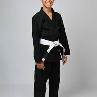 Kimono Infantil In The Guard Classic Liso Preto - imagem 3