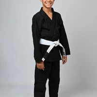 Kimono Infantil In The Guard Classic Liso Preto - imagem 3