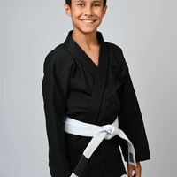 Kimono Infantil In The Guard Classic Liso Preto - imagem 8