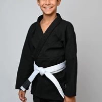 Kimono Infantil In The Guard Classic Liso Preto - imagem 5