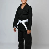 Kimono Infantil In The Guard Classic Liso Preto - imagem 6