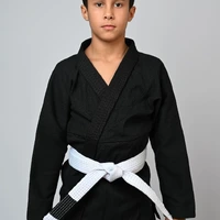 Kimono Infantil In The Guard Classic Liso Preto - imagem 4