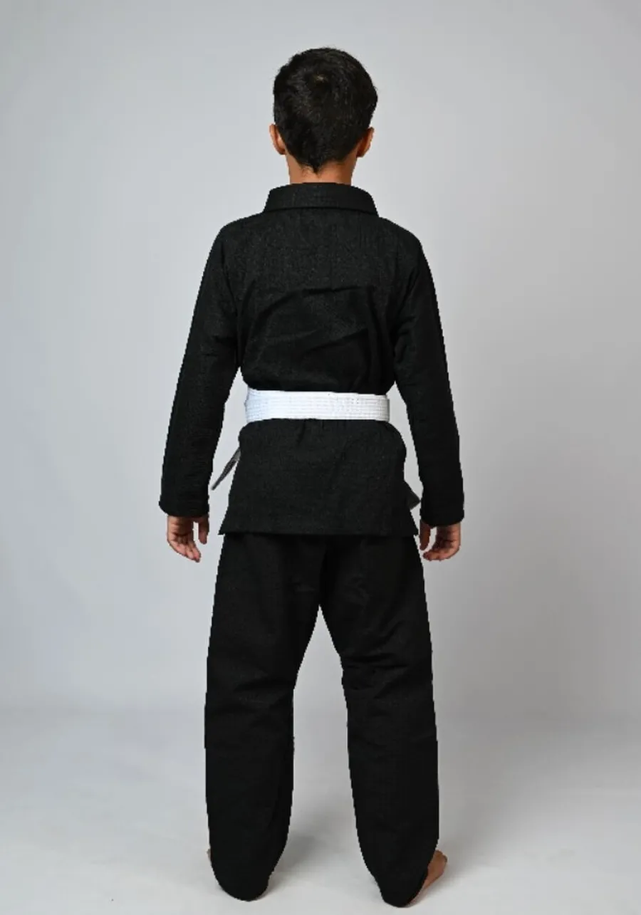 Kimono Infantil In The Guard Classic Liso Preto