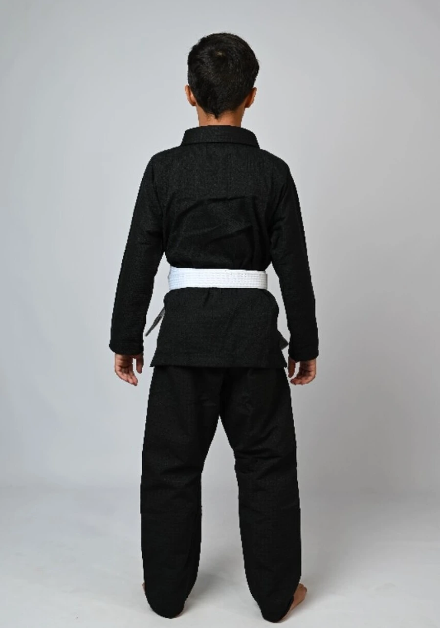 Kimono Infantil In The Guard Classic Liso Preto