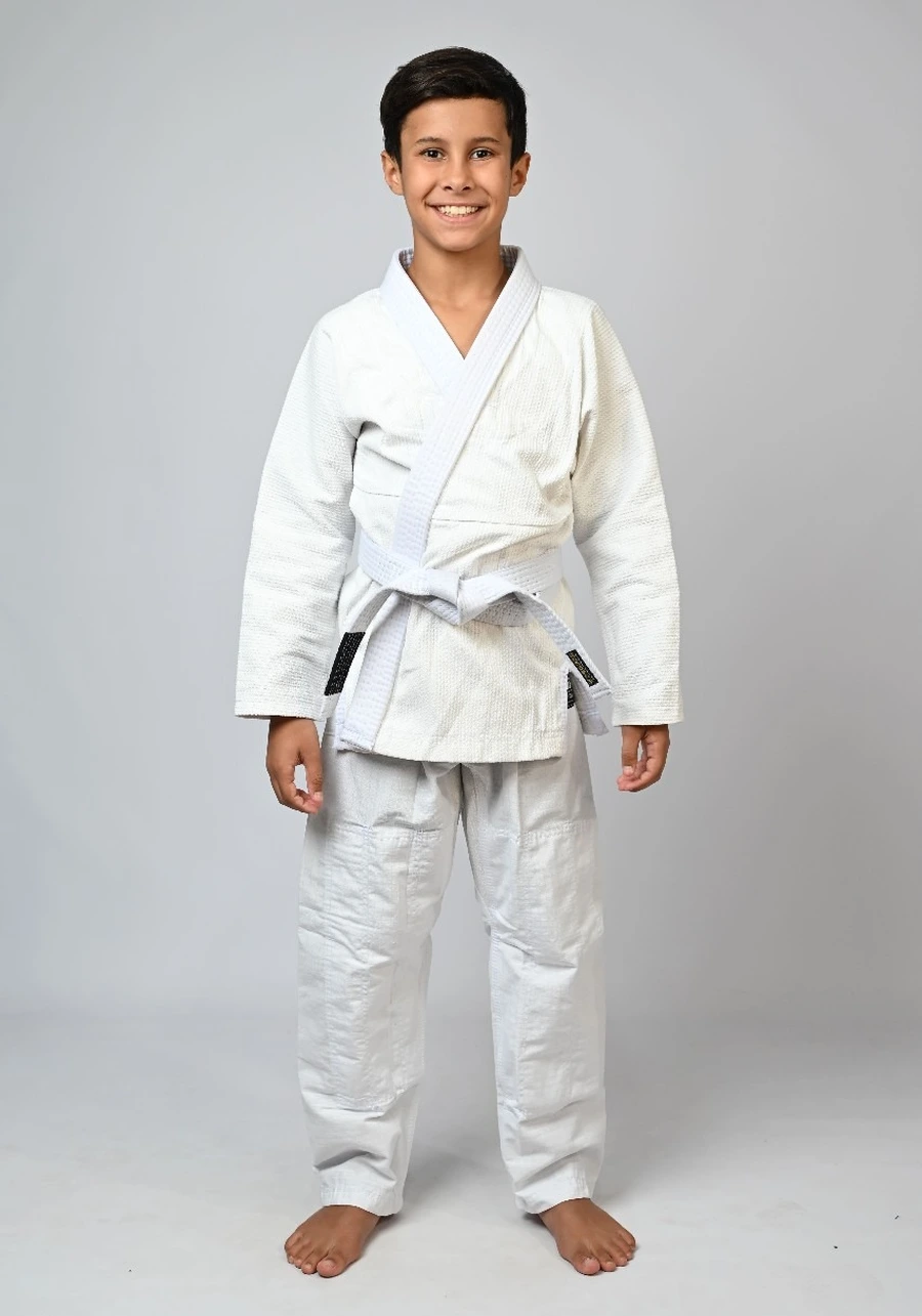 Kimono Infantil In The Guard Classic Liso Branco