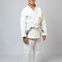 Kimono Infantil In The Guard Classic Liso Branco - imagem 6