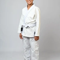 Kimono Infantil In The Guard Classic Liso Branco - imagem 9
