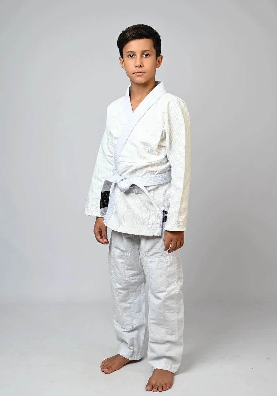 Kimono Infantil In The Guard Classic Liso Branco