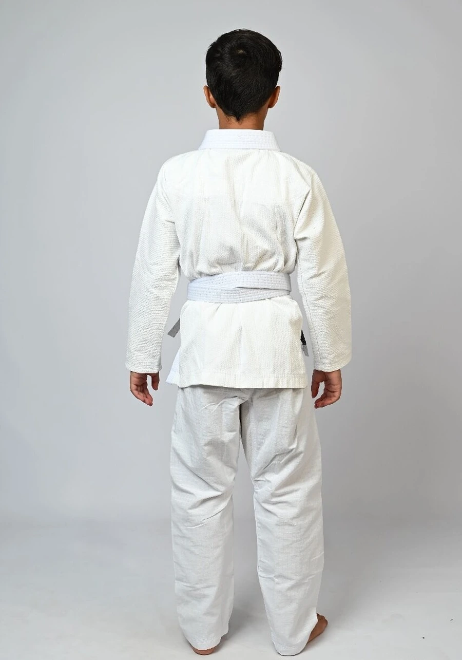 Kimono Infantil In The Guard Classic Liso Branco