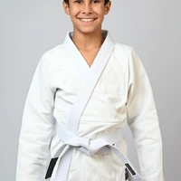 Kimono Infantil In The Guard Classic Liso Branco - imagem 2