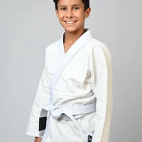 Kimono Infantil In The Guard Classic Liso Branco - imagem 1