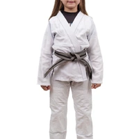 Kimono Infantil Feminino In The Guard Liso Branco - imagem 4