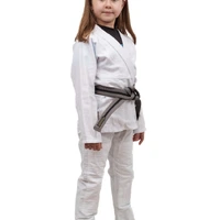 Kimono Infantil Feminino In The Guard Liso Branco - imagem 2