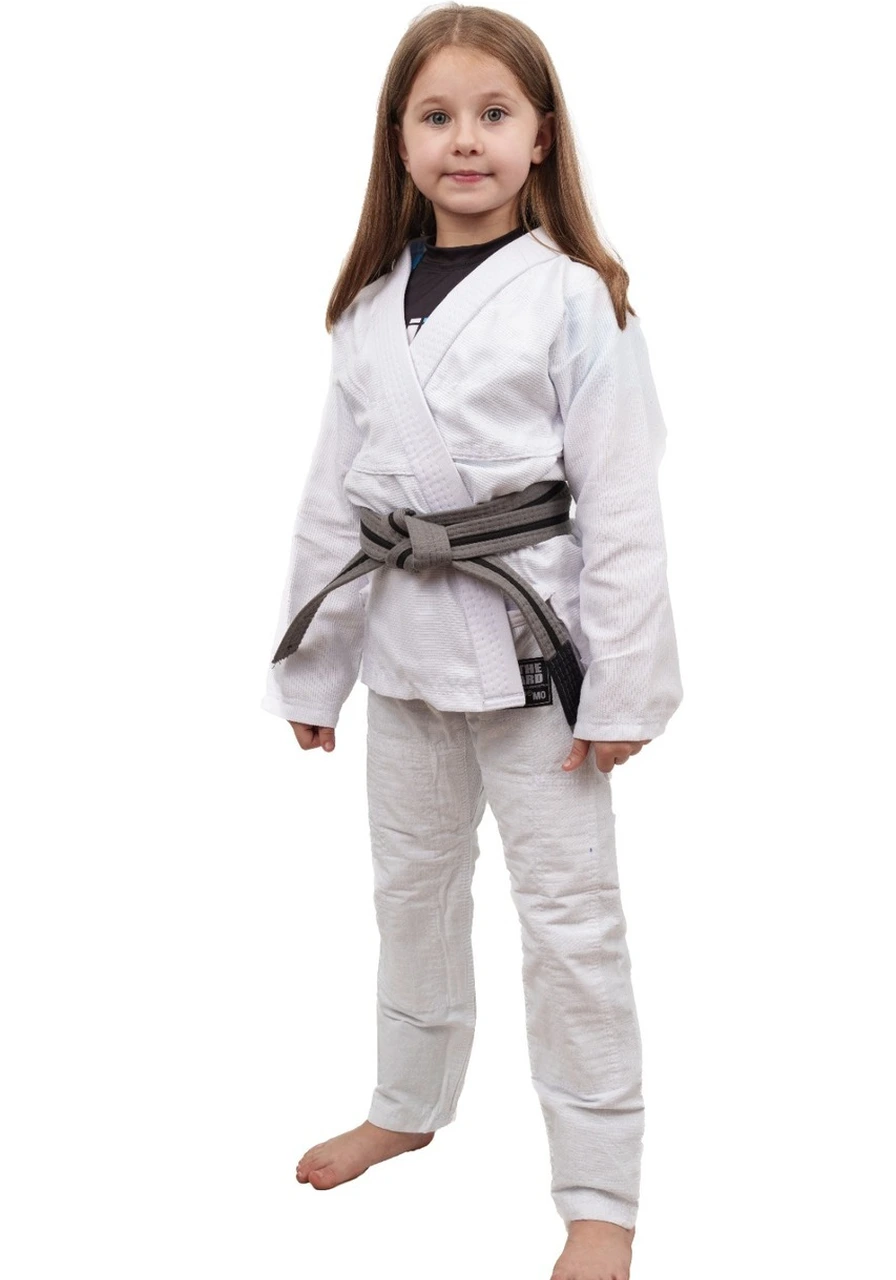 Kimono Infantil Feminino In The Guard Liso Branco