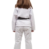 Kimono Infantil Feminino In The Guard Liso Branco - imagem 3