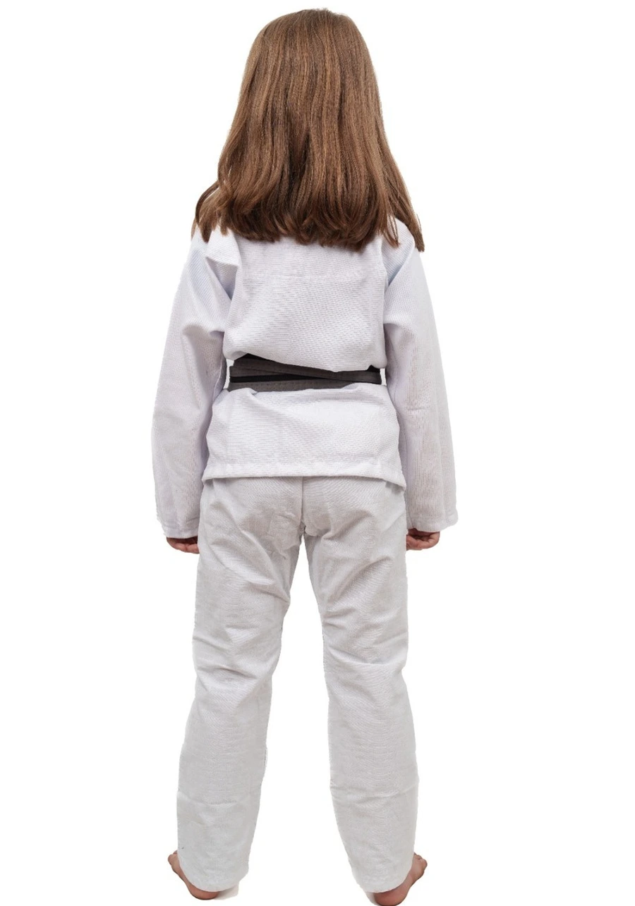 Kimono Infantil Feminino In The Guard Liso Branco