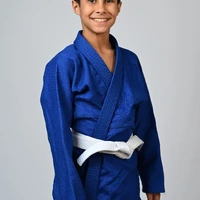 Kimono Infantil In The Guard Classic Liso Azul - imagem 7