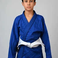 Kimono Infantil In The Guard Classic Liso Azul - imagem 9