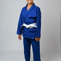Kimono Infantil In The Guard Classic Liso Azul - imagem 10