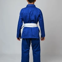 Kimono Infantil In The Guard Classic Liso Azul - imagem 3