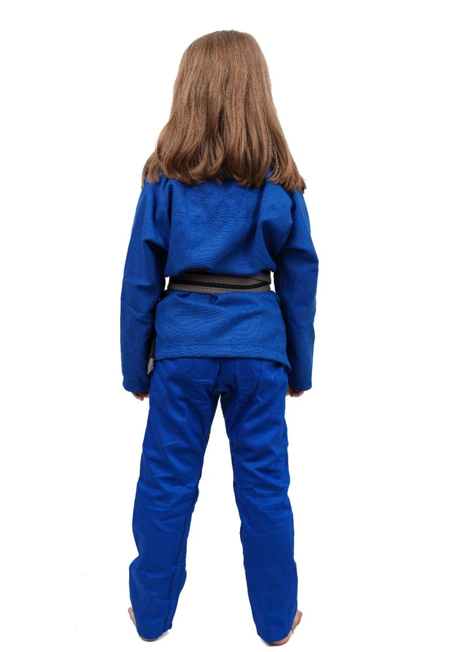 Kimono Infantil Feminino In The Guard Liso Azul