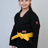 Kimono Infantil Feminino In The Guard Pink New Preto - imagem 2