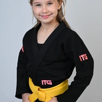 Kimono Infantil Feminino In The Guard Pink New Preto - imagem 9