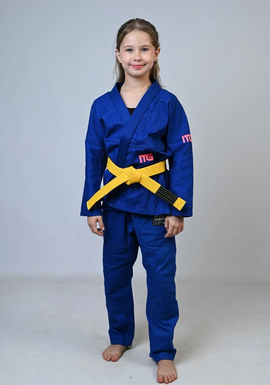 Kimono Infantil In The Guard Pink New Azul