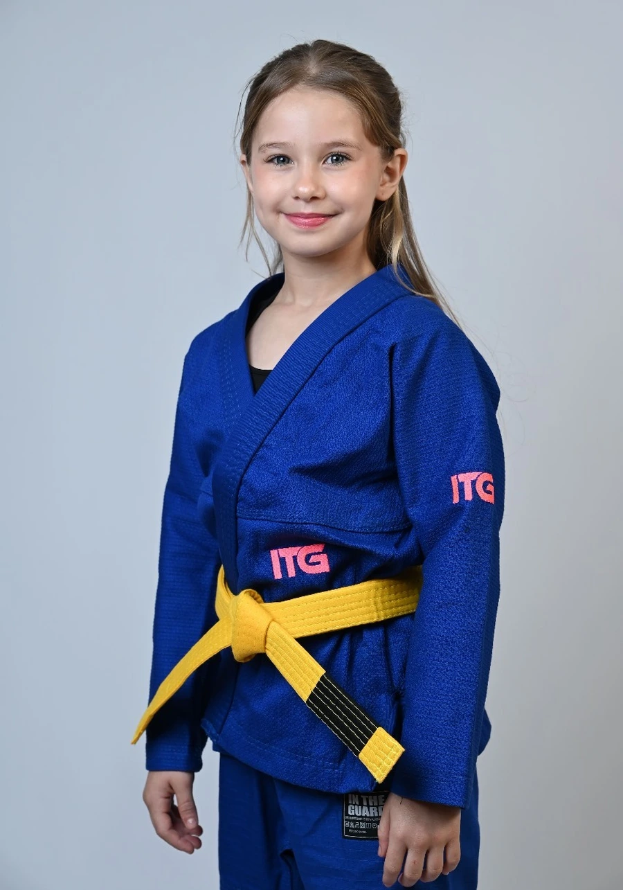 Kimono Infantil In The Guard Pink New Azul