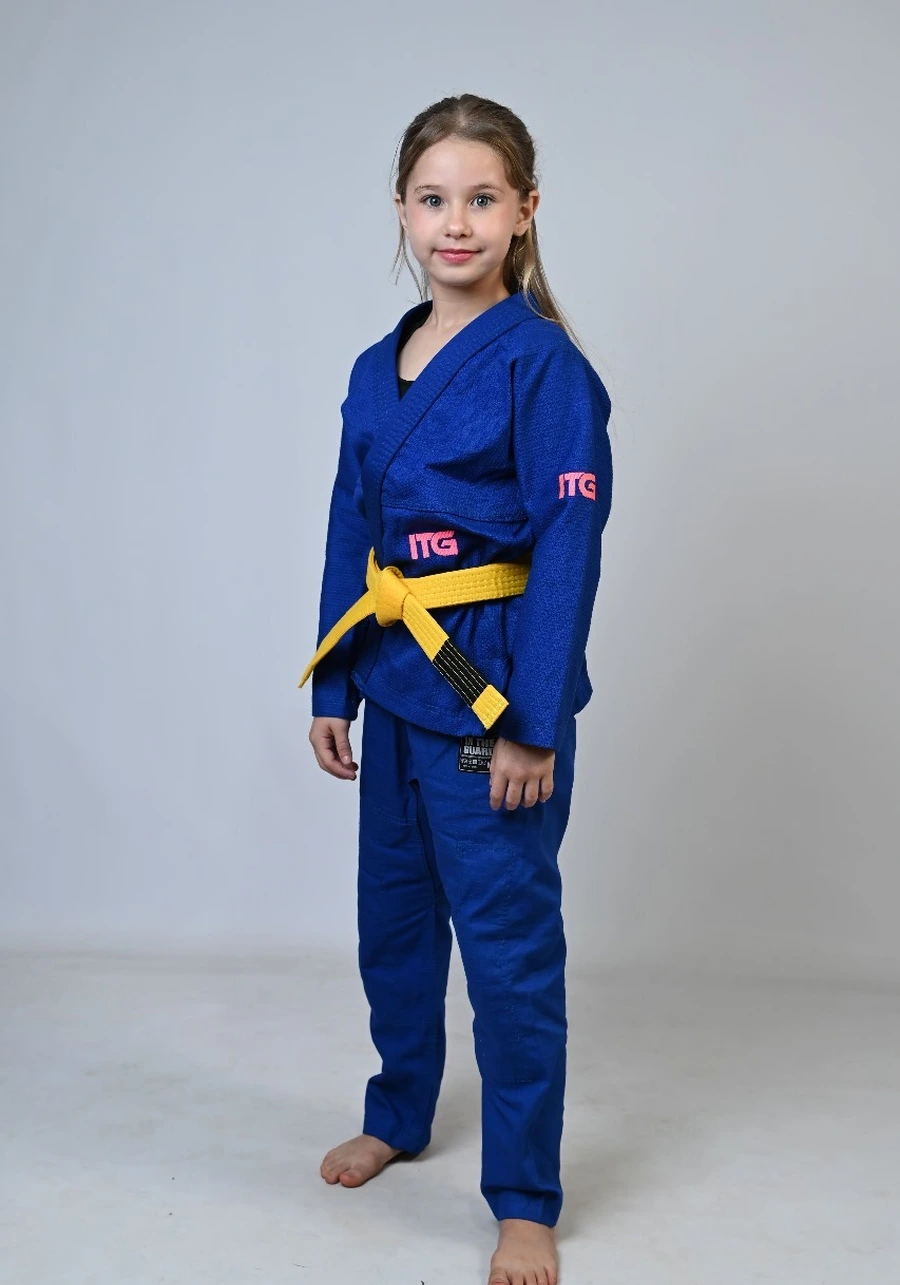 Kimono Infantil In The Guard Pink New Azul