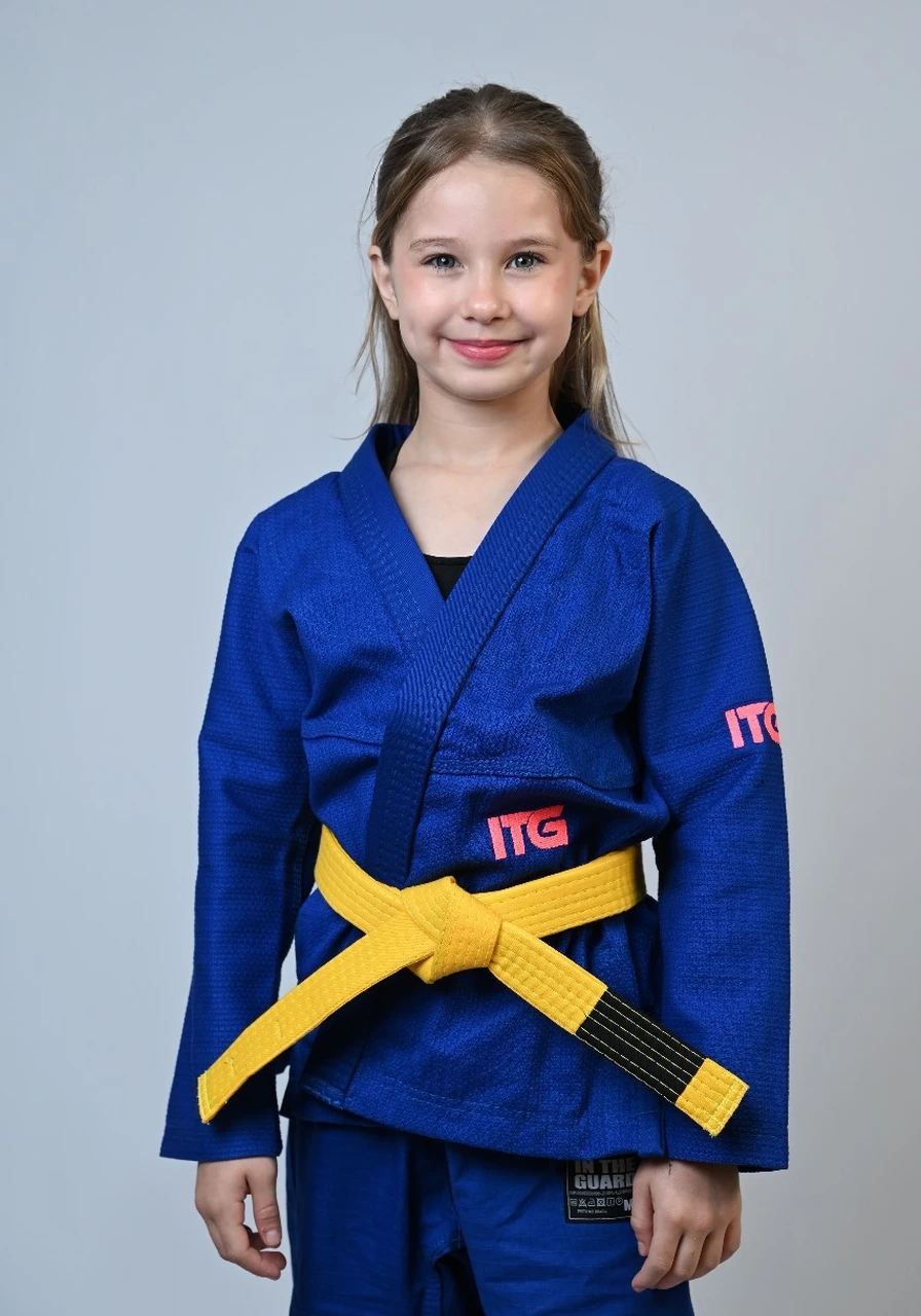 Kimono Infantil In The Guard Pink New Azul