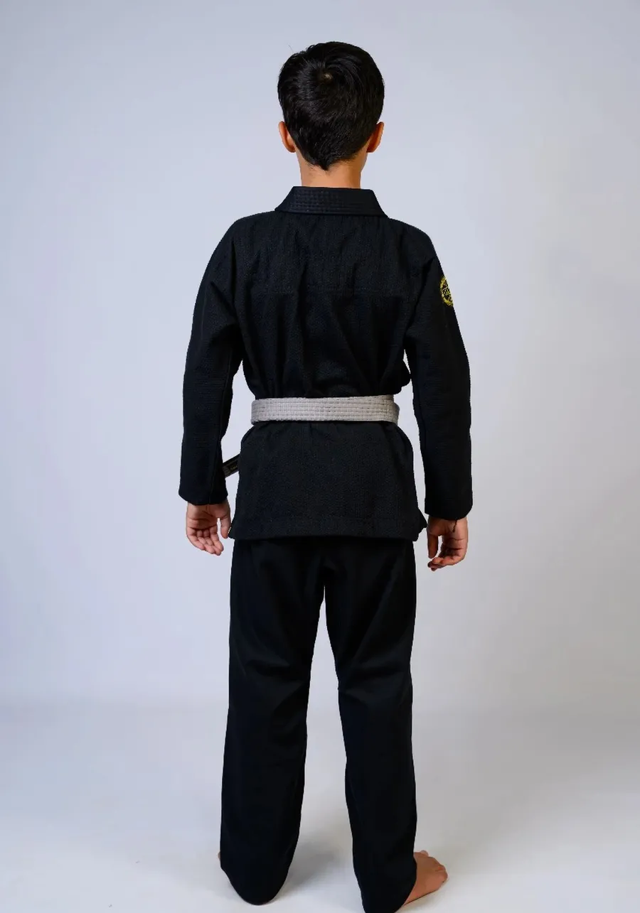 Kimono Infantil In The Guard Green Preto