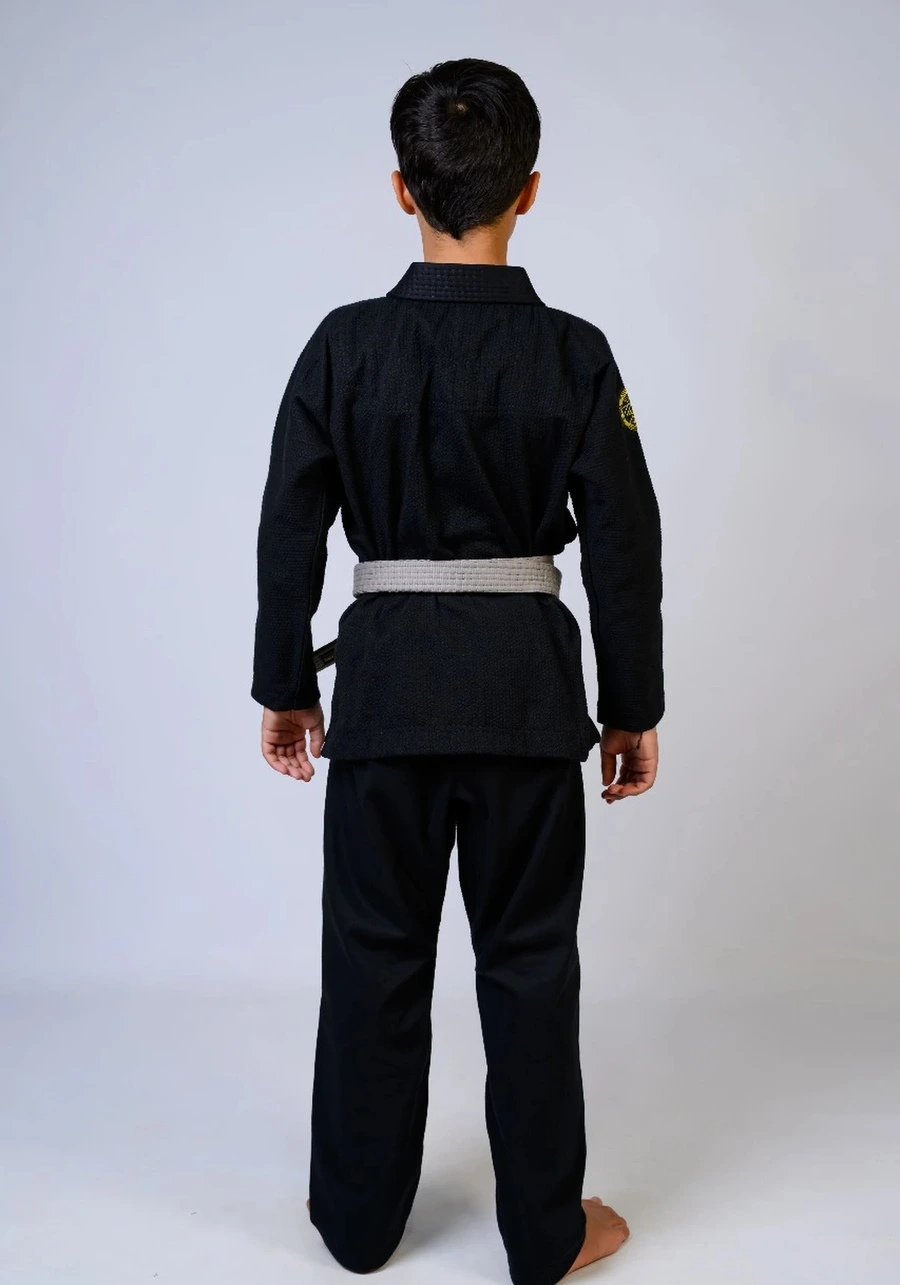 Kimono Infantil In The Guard Green Preto