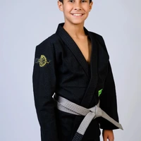 Kimono Infantil In The Guard Green Preto - imagem 6