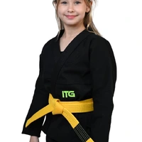 Kimono Infantil Feminino In The Guard Green Preto - imagem 2