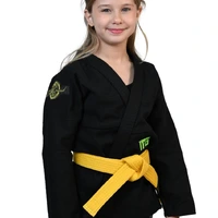 Kimono Infantil Feminino In The Guard Green Preto - imagem 6