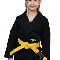 Kimono Infantil Feminino In The Guard Green Preto - imagem 4