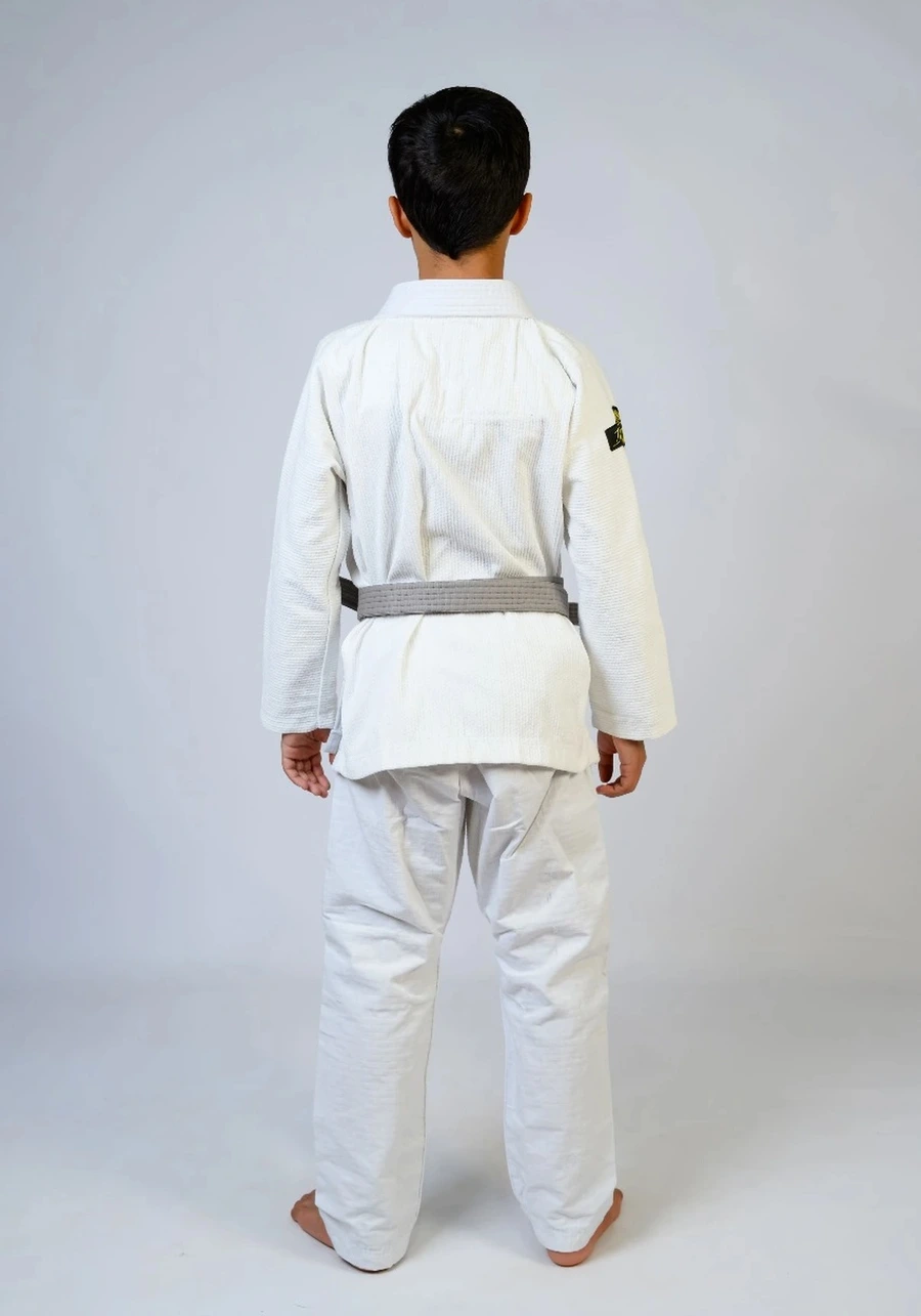 Kimono Infantil In The Guard Green Branco