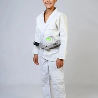 Kimono Infantil In The Guard Green Branco - imagem 6