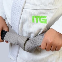 Kimono Infantil In The Guard Green Branco - imagem 8