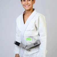 Kimono Infantil In The Guard Green Branco - imagem 5