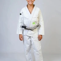 Kimono Infantil In The Guard Green Branco - imagem 1