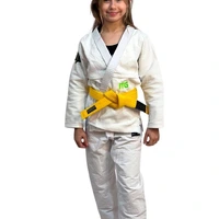 Kimono Infantil Feminino In The Guard Green Branco - imagem 7