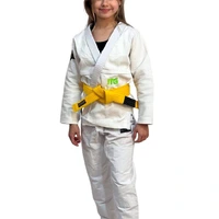 Kimono Infantil Feminino In The Guard Green Branco - imagem 1
