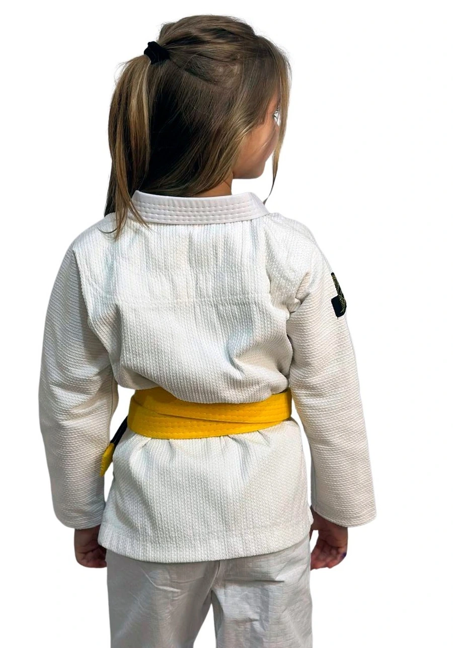 Kimono Infantil Feminino In The Guard Green Branco